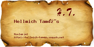 Hellmich Tamás névjegykártya